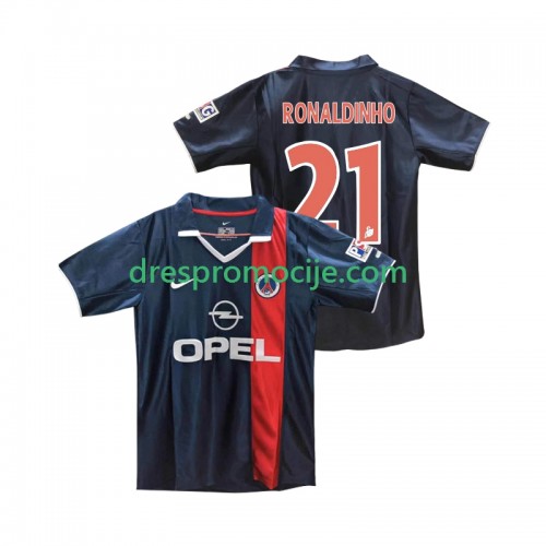 Paris Saint-Germain RONALDINHO 21 2001 Dres Retro Domaći 2002 Kratkih Rukava Paris Saint-Germain RONALDINHO 21 2001 Dres Retro Domaći 2002 Kratkih Rukava